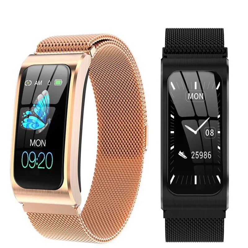 Деловой спортивный браслет AK12 умный Браслет IP68 Водонепроницаемый Монитор