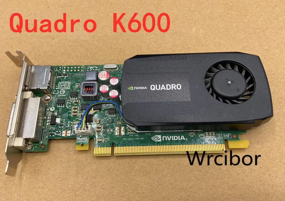 Оригинальный графический адаптер NVIDIA Quadro K600 1 Гб DDR3 SDRAM PCI Express x16 | Компьютеры и