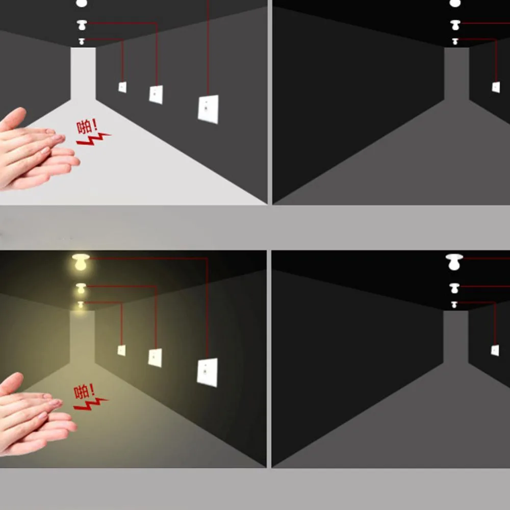 1 шт. новый настенный выключатель с задержкой умное Голосовое управление