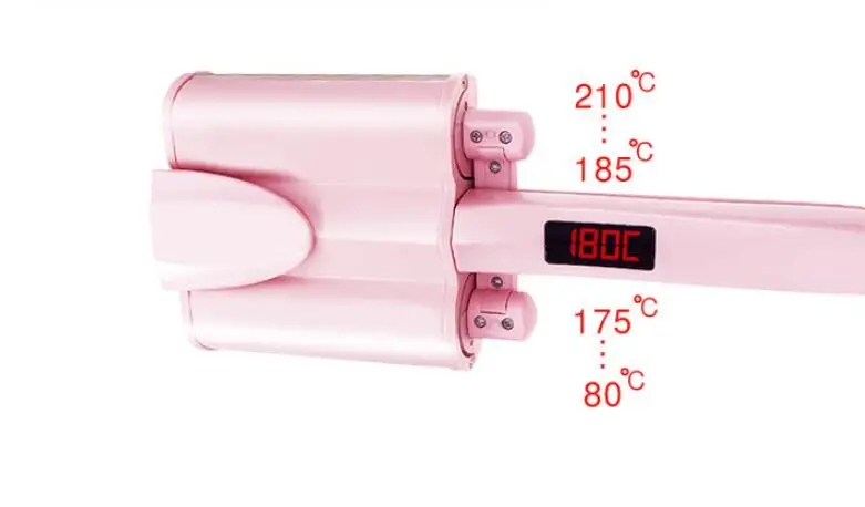 Профессиональные щипцы для завивки волос ЖК дисплей 26/32 мм керамические глубокие