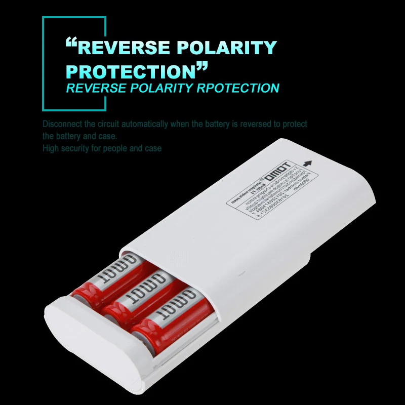 18650 мА USB интеллектуальное зарядное устройство Смарт DIY Мобильный Внешний аккумулятор чехол с поддержкой двух выходов для смартфонов/планшетов