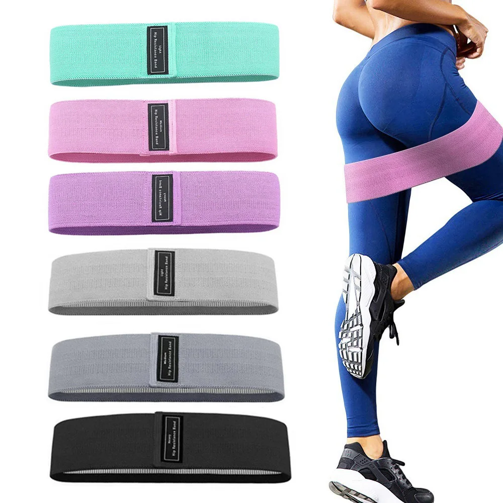 Resistance Bands Fitness Loop Bands Anti-slip Squats Expander Strength Rubber Bands Yoga Gym Home Training Braided Elastic Band