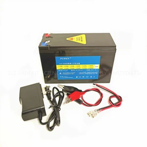 3C Waterproof high drain 12V 24AH-6AH Lithium ion power battery electric devices bikes kids cars sprayer lights power supply