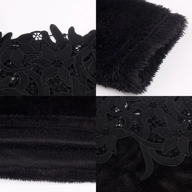 

Women's Autumn Winter Long-sleeved Lace Sweater Solid O-neck Sexy Knitted Sweater Women Large Size Pullovers