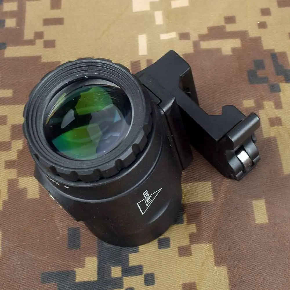 Тактический прицел с красной точкой 3x лупа подходит для прицела Aimpoint откидной на