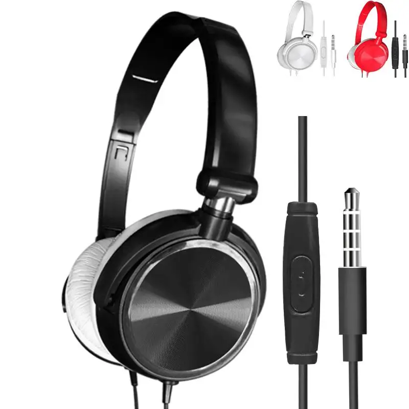 

Headphones For Sony With Microphone Noise Cancelling Headsets Bass Sound HiFi Music Earphone For Headphones Headset Earphone