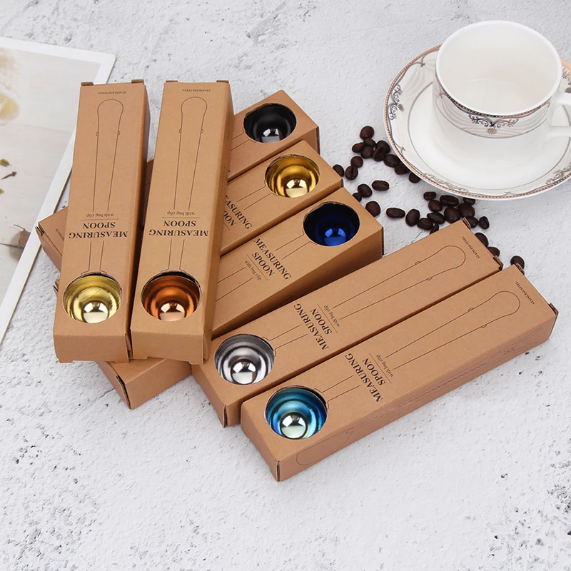 

Multifunction Stainless Steel Coffee Spoon Two-in-one Measuring Scoop Kitchen Gift
