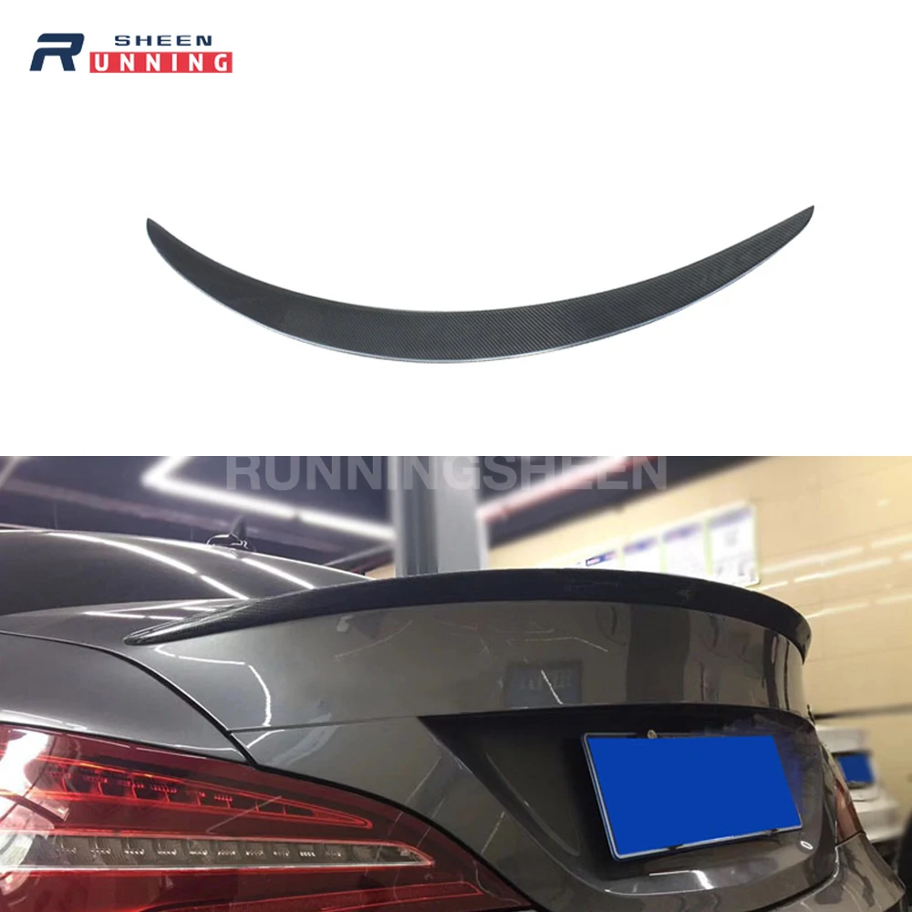 Высококачественные обтекаемые Спойлеры из углеродного волокна для Benz CLA W117 CLA200