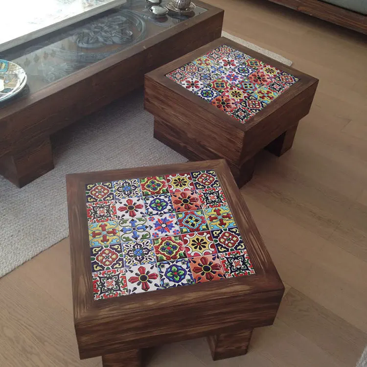 Средиземноморская плитка декоративная наклейка столешницы самоклеящаяся