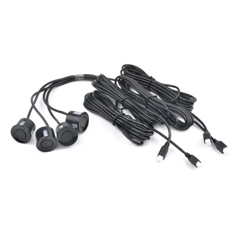 

Car Parking Sensor Parktronic Display 4 Sensors Reverse Backup Assistance Radar Detector Auto Led Light Monitor System