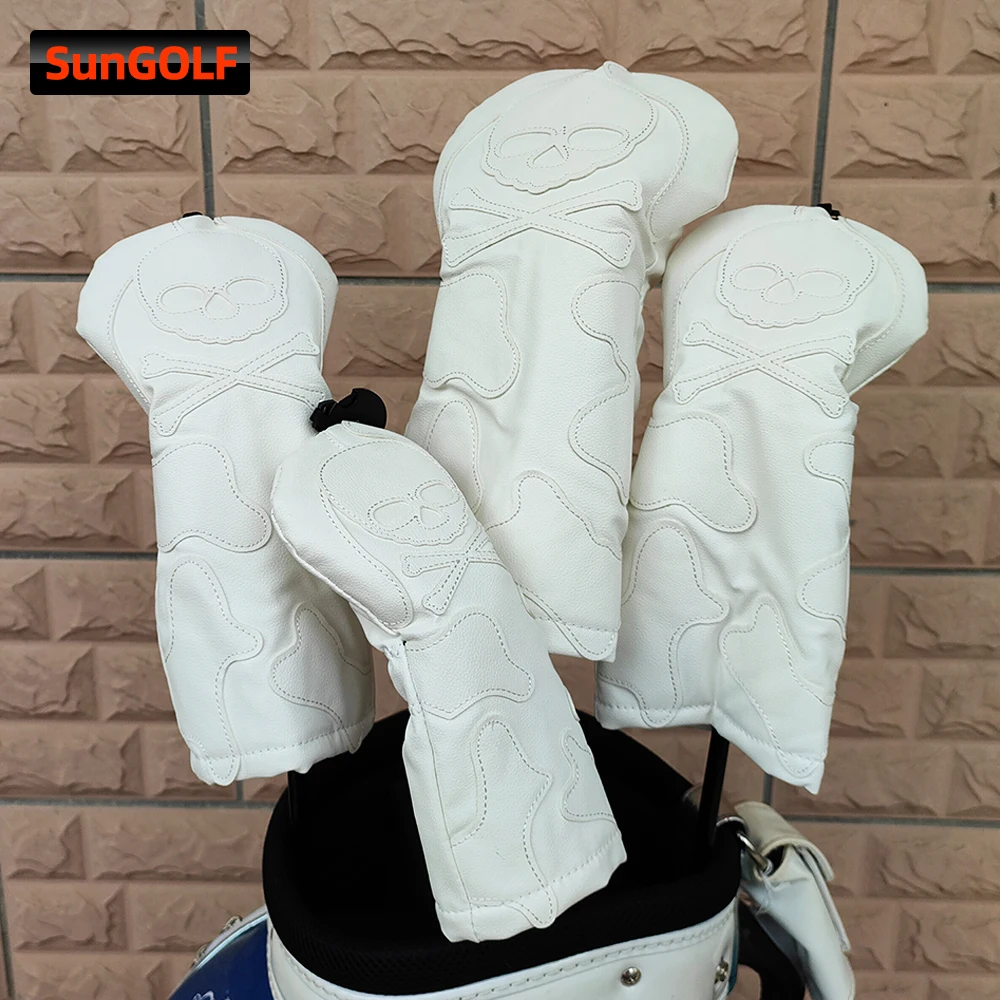 Набор головных уборов для гольф клуба головные уборы в виде черепа Вудса