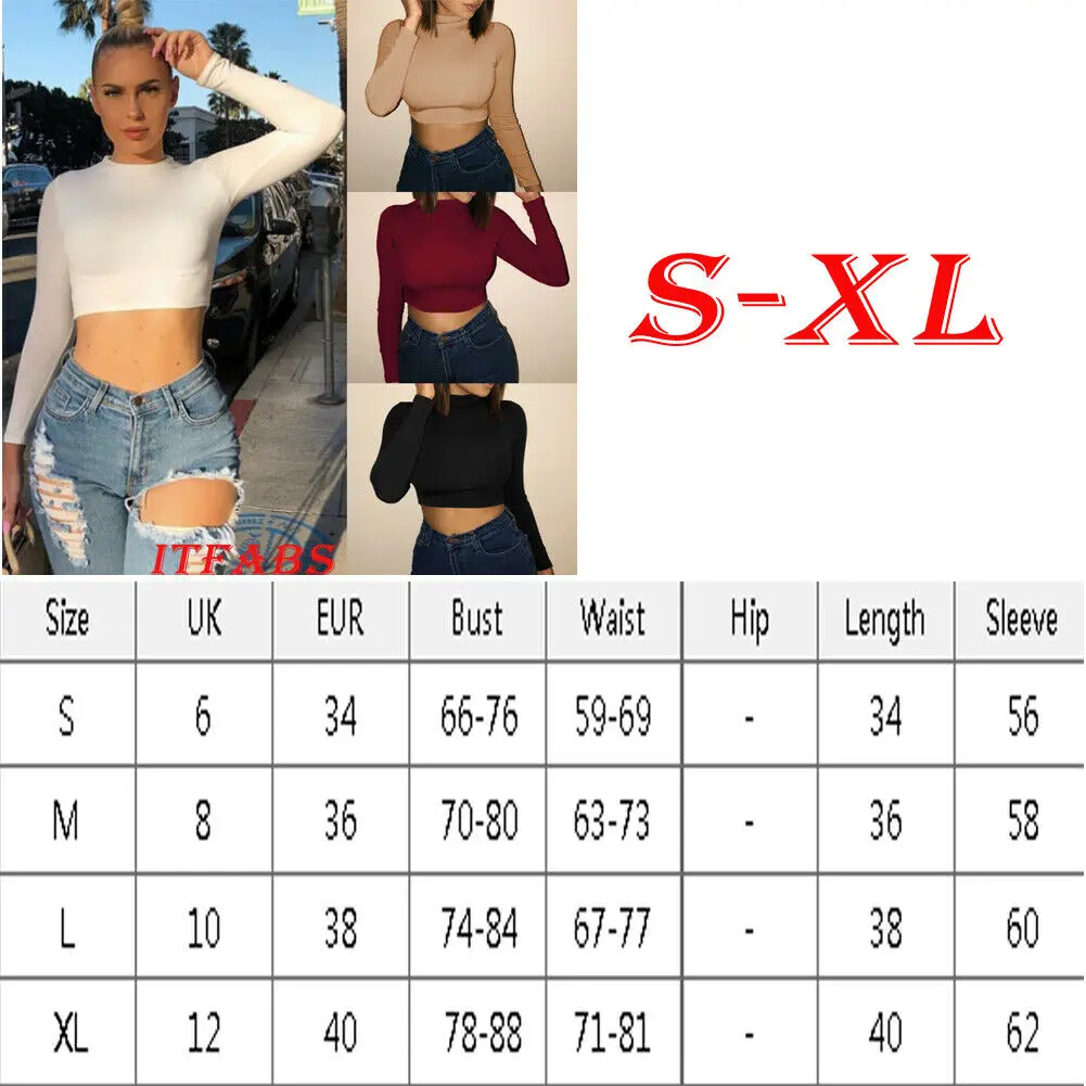 Футболка женская с длинным рукавом Повседневная Уличная одежда в стиле