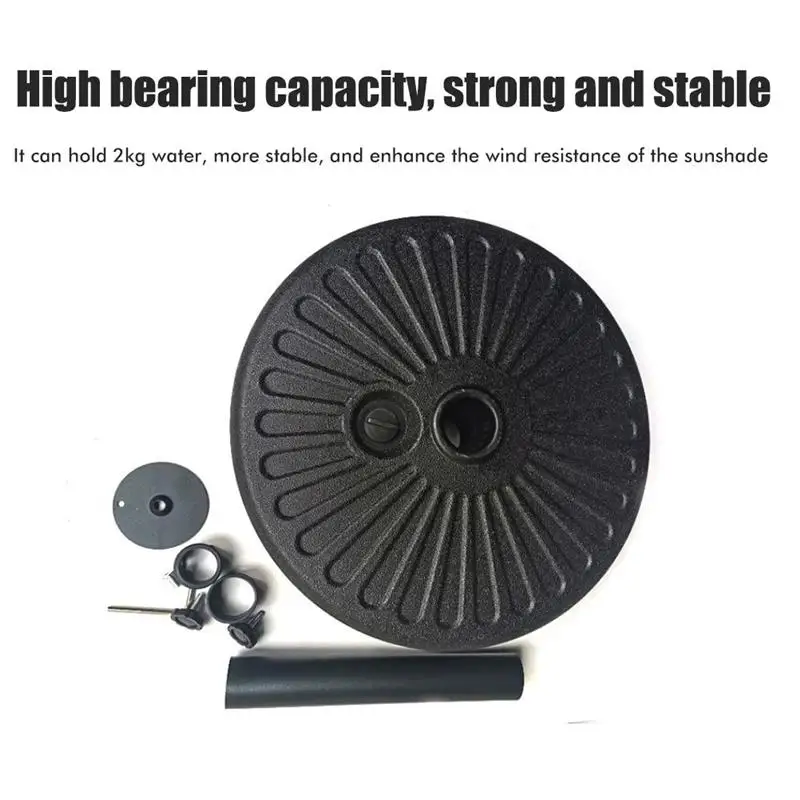 

Umbrella Base Outdoor Umbrella Base Stand Weather-Resistant Water And Sand Filled Holder For Beach Lawn Garden Umbrella