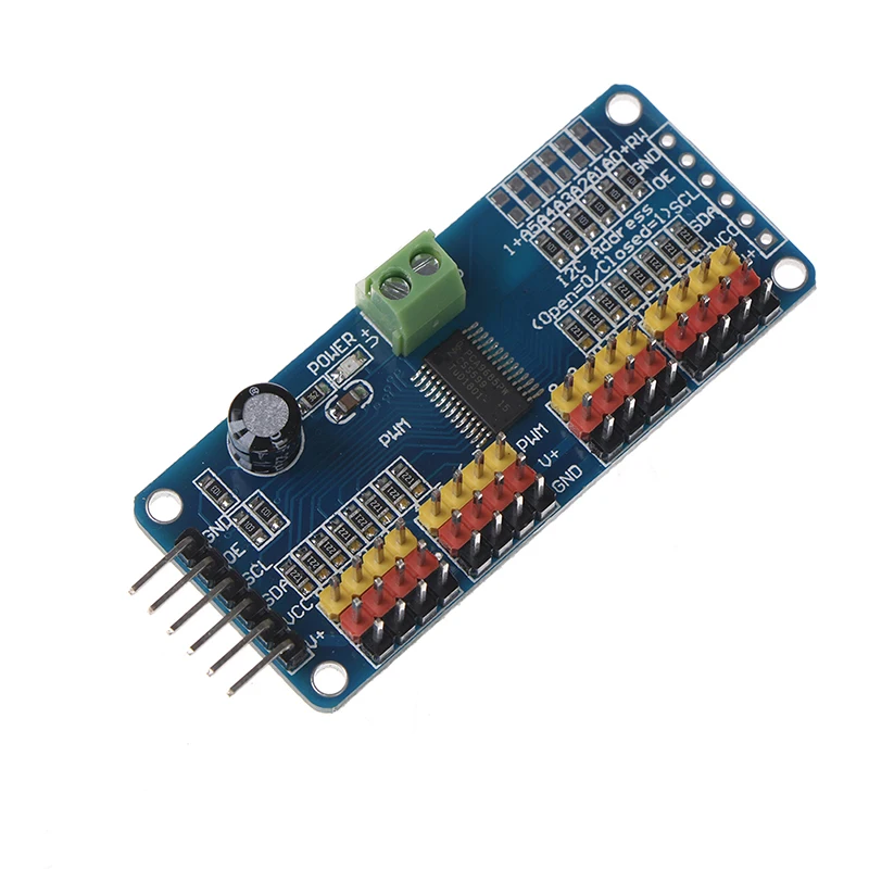 1 x PCA9685 16 Channel 12-bit PWM Servo motor Driver I2C Module For Arduino Robot | Обустройство дома