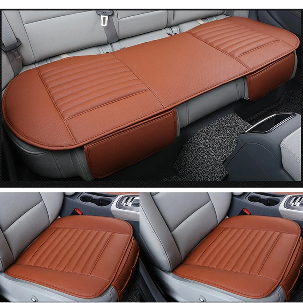 Preço Capa De Assento Do Carro Couro Do Plutônio Almofada De Automóveis Protetor De Assento Respirável Almofada Couro Do Plutônio Universal Cadeira Carro Esteira Acessórios Automóveis