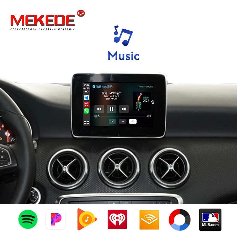 Автомобильная коробка CarPlay Android с поддержкой зеркальной связи мультимедийная