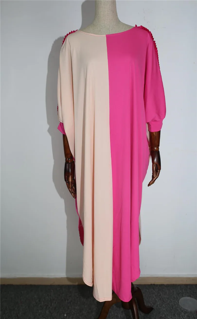 2019 доставка через границу Африканской женской одежды лоскутное двухцветное