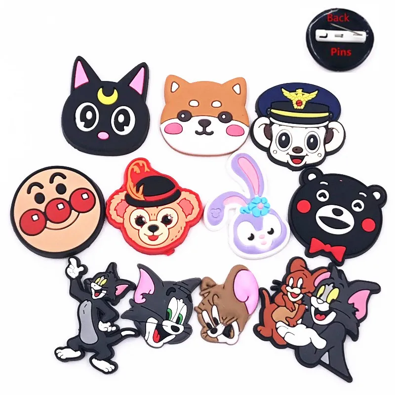 1 шт. Новое поступление мультяшный значок Luna Cat Duffy Bear Mouse для детей подарки на