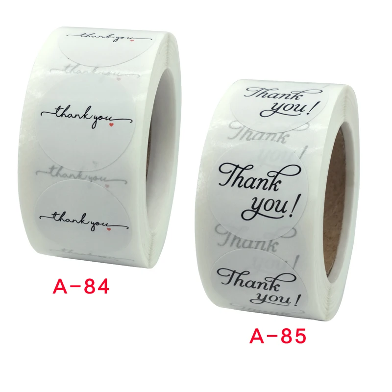 

Round Thank You Stickers With Labels For Wedding Pretty Gift Cards Envelope Sealing Label Sticker