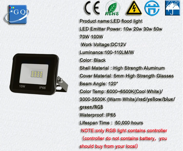 10W 30W 50W 100W 220V Светодиодный прожектор светильник отражатель светодиодный прожектор светильник Водонепроницаемый IP65 Точечный светильник наружное настенное освещение поиск светильник
