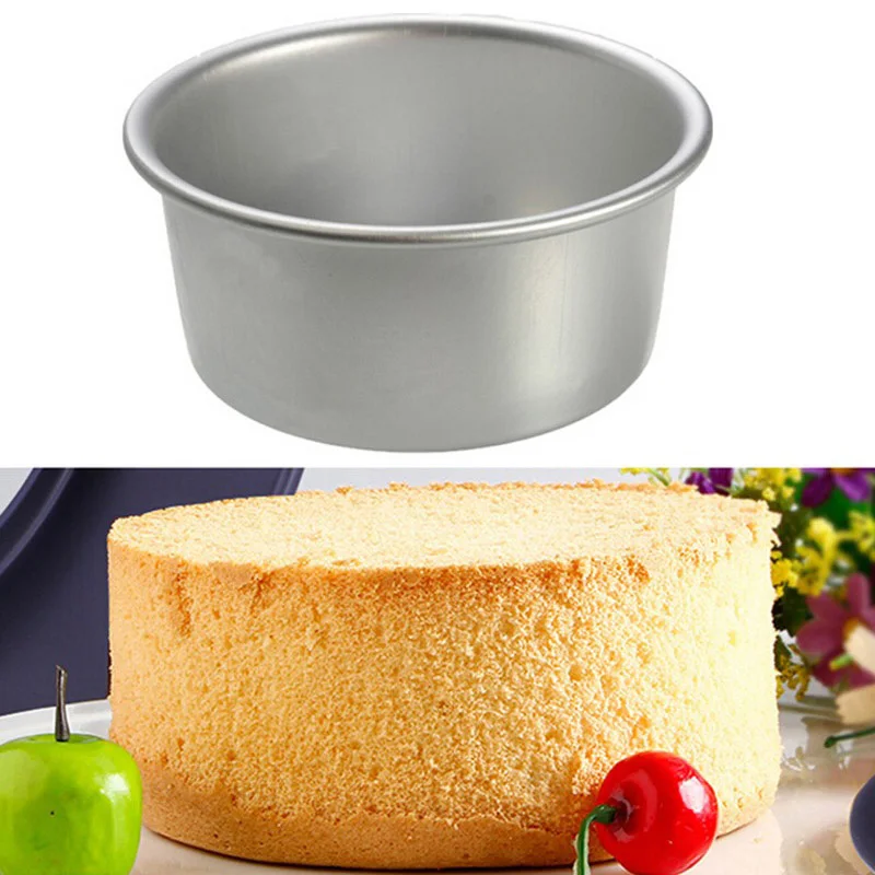 

4/5/6/8/9/10inch Aluminum Alloy Die Round Cake Mold Baking Cake Pan With Removable Bottom Kitchen DIY Mold Baking Tools cozinha
