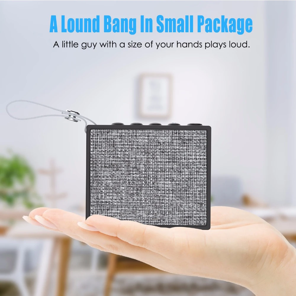 Eson стиль WiFi Bluetooth динамик HiFi стерео звук 1000 мАч батарея IPX6 Водонепроницаемый Alexa смарт динамик