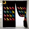 BLessliving Colorful Horse Curtain for Living Room Vivid Ethnic Bedroom Curtain Blackout Animal Window Treatment Drapes 1-Piece 1