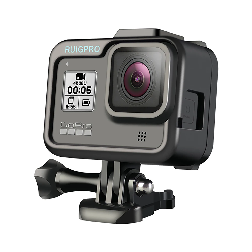Защитный чехол для камеры RUIGPRO Vlog Gopro Hero 8 с холодным башмаком микрофона