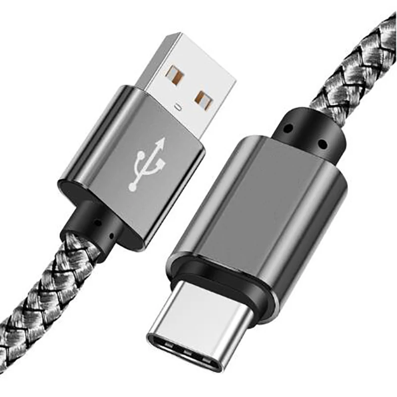 Кабель USB Type C в оплетке 1 м для Samsung S9/S10 Plus|Зарядные устройства телефонов| |