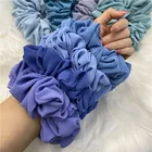 Модная Малазийская резинка для волос, мусульманская женская шифоновая резинка, хиджаб, объемная резинка, большой головной платок, аксессуары