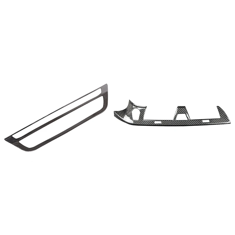 

2 Pcs Car Accessories: 1 Pcs Center Air Conditioning Decoration Frame & 1 Pcs Air Conditioner Outlet Decorative Strip