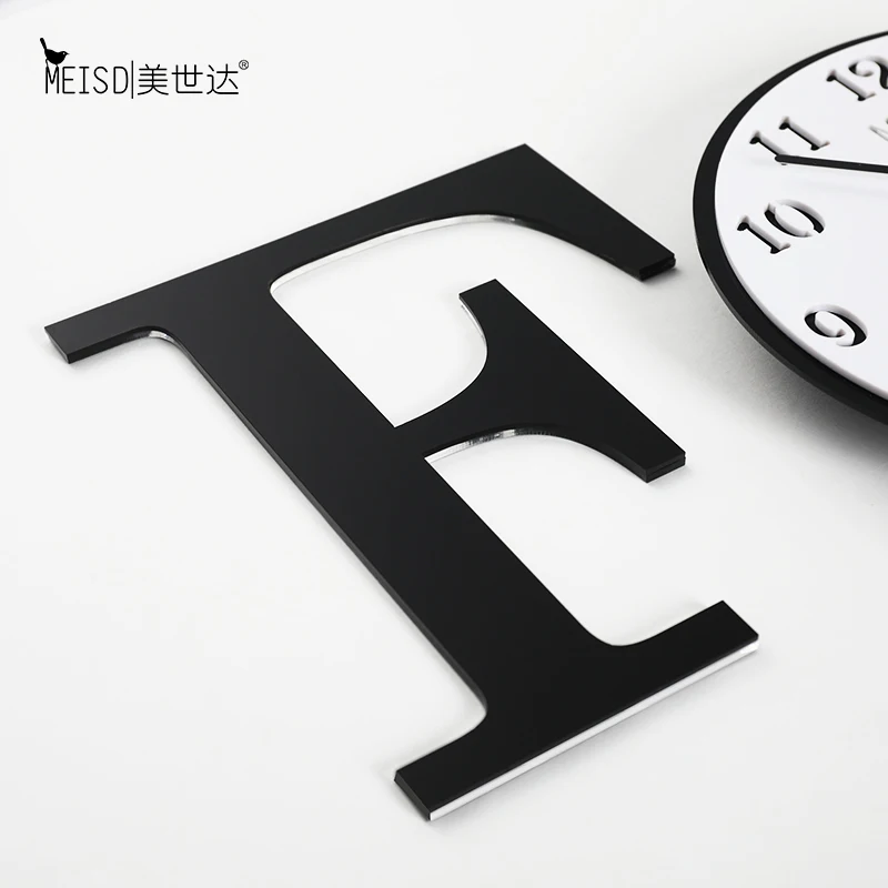 Самоклеящиеся часы настенные MEISD современный семейный дизайн креативные сделай