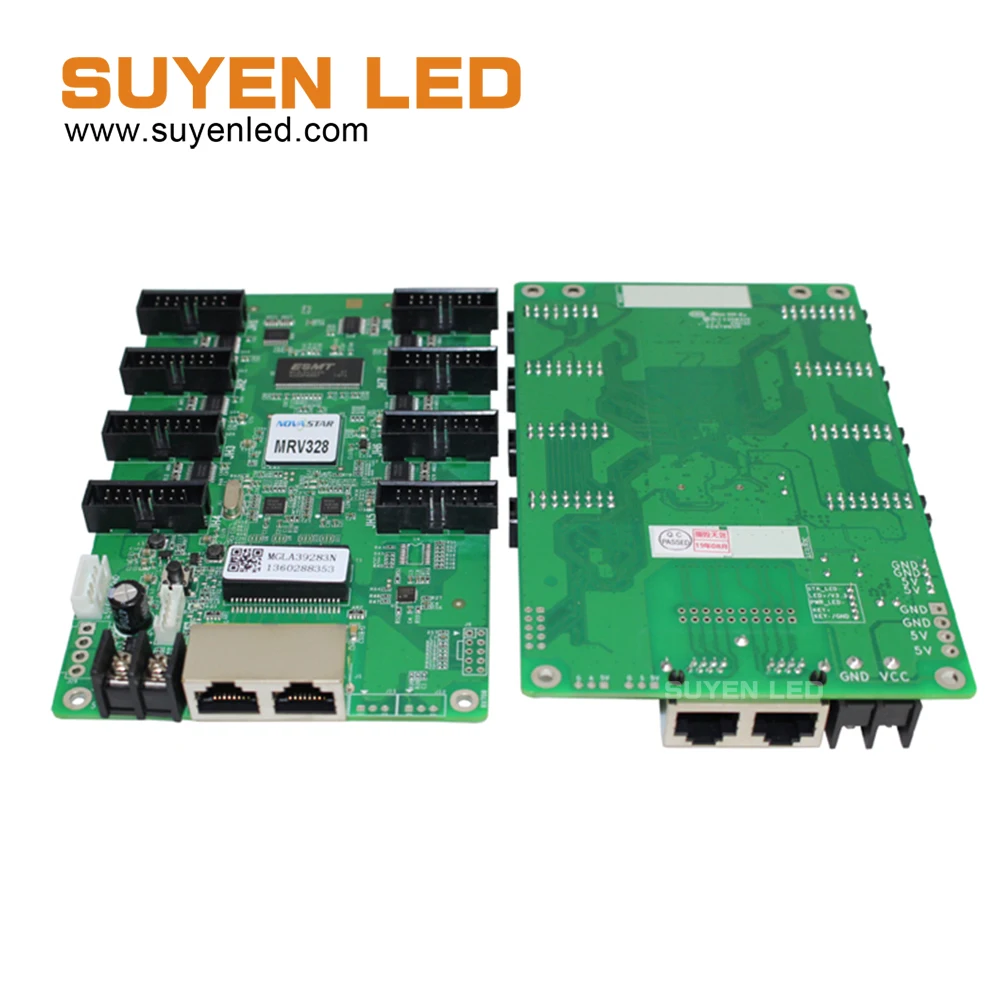 Лучшая цена NovaStar полноцветный светодиодный экран карта приема MRV328