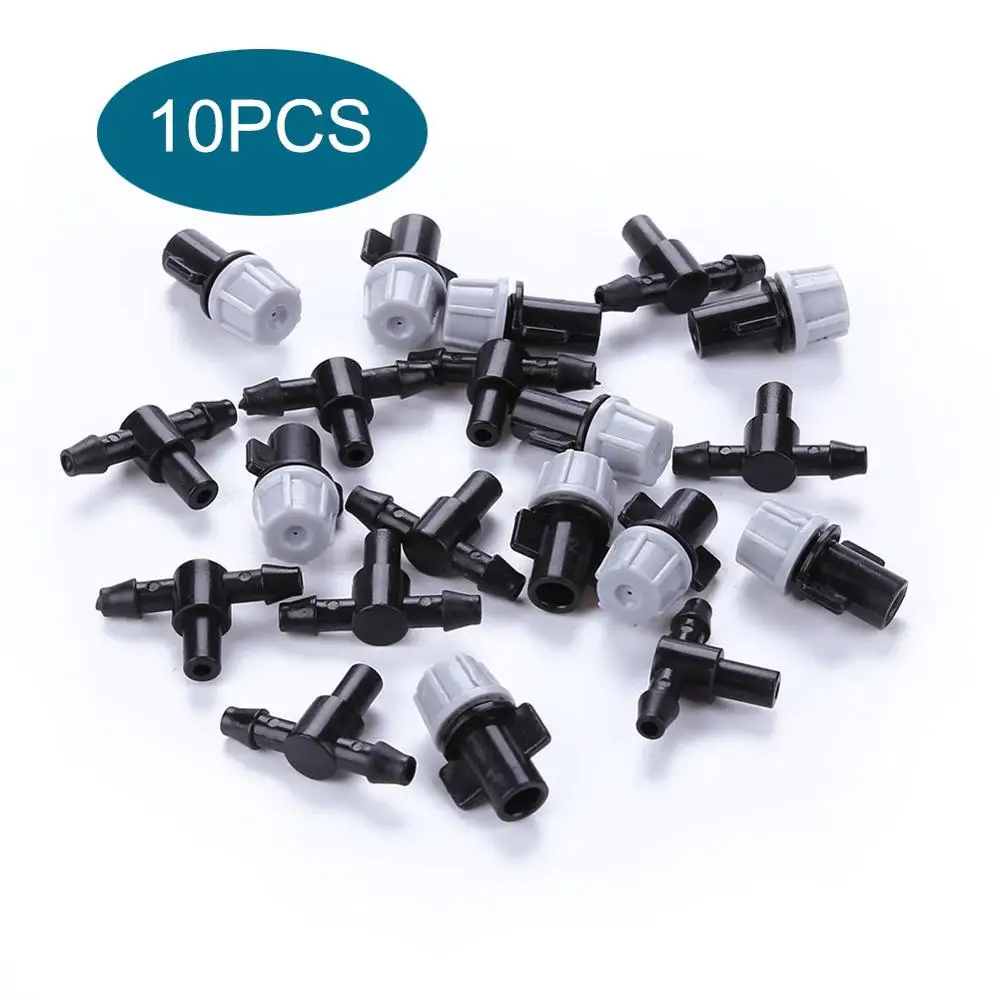 Регулируемые разбрызгивающие головки для сада 10 шт. Насадка + набор тройников