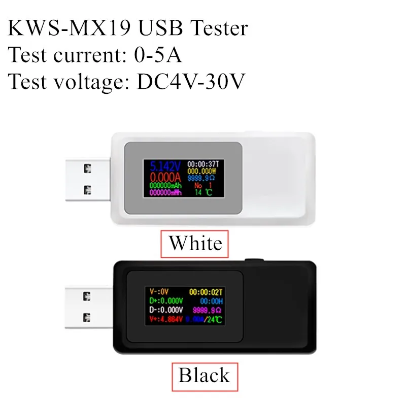 Тестер USB DC 4 V 30 0 5A ток Напряжение счетчик времени Амперметр цифровой монитор