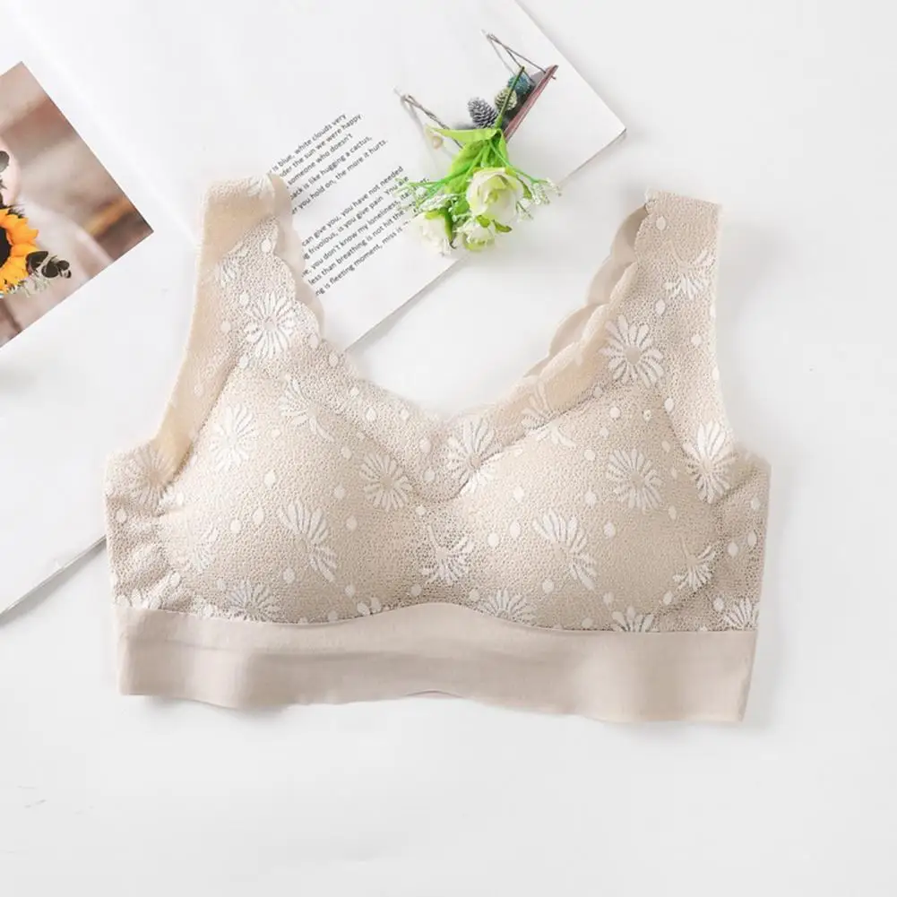 

Bras for Women Cotton Plus Size Push Up Bralette Seamless Bra Underwear Women Wireless Brassiere Bra No-breasted Shock-Proof