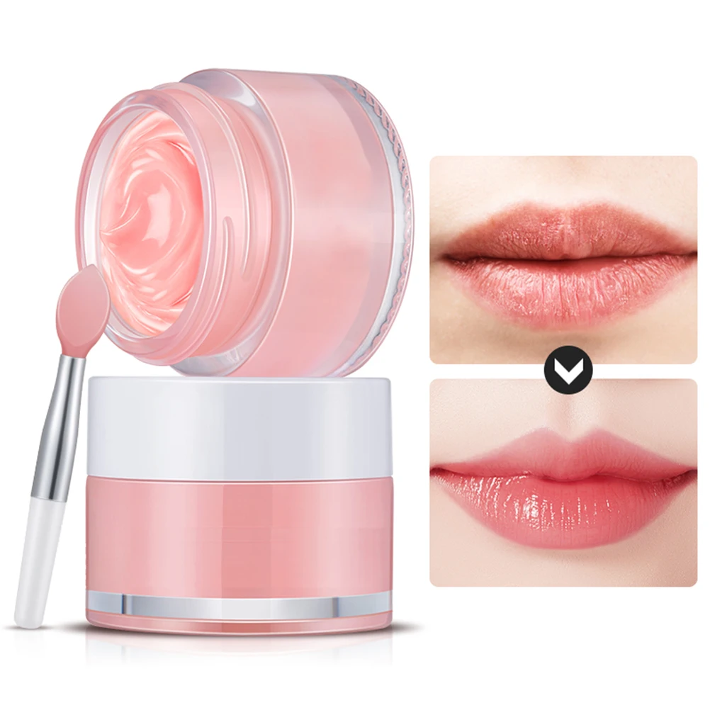 15 г Клубничная маска для губ увлажняющее опреснение увлажнение Увлажняющий анти