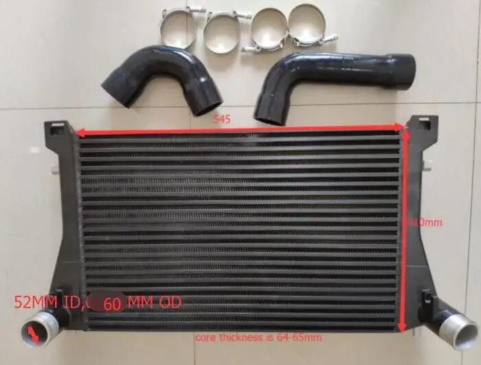 Интеркулер для GTI R MK7 mk7.5 A3 S3 Golf 7 EA888 TT TTS Seat leon Octavia 1.8TSI 2.0TSI воздушный охладитель