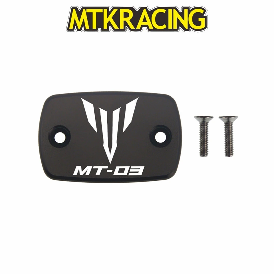 

CNC Aluminum Motorcycle Brake Fluid Fuel Reservoir Tank Cover Cap FOR YAMAHA MT-03 2015-2019