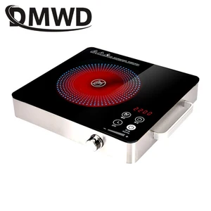 DMWD электрическая Магнитная Водонепроницаемая индукционная плита, плита, духовка, печь с таймером, керамическая нагревательная печь, варочная панель, ЕС