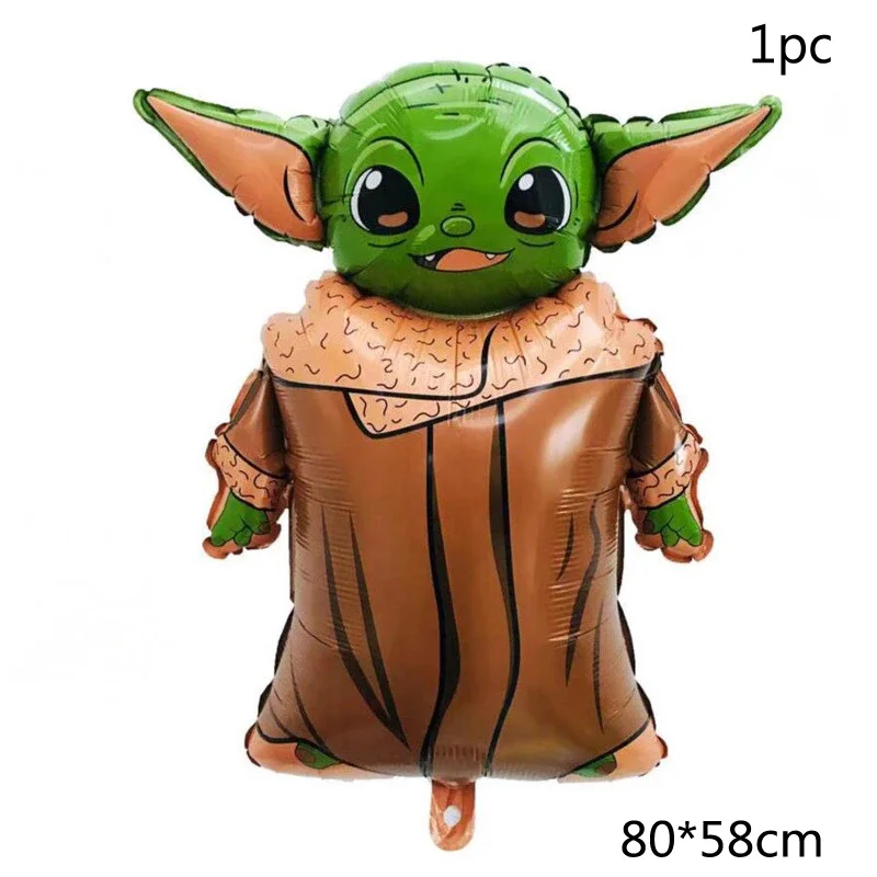 Фольгированные воздушные шары Yodaed украшение для фильма зеленое черное Звездное