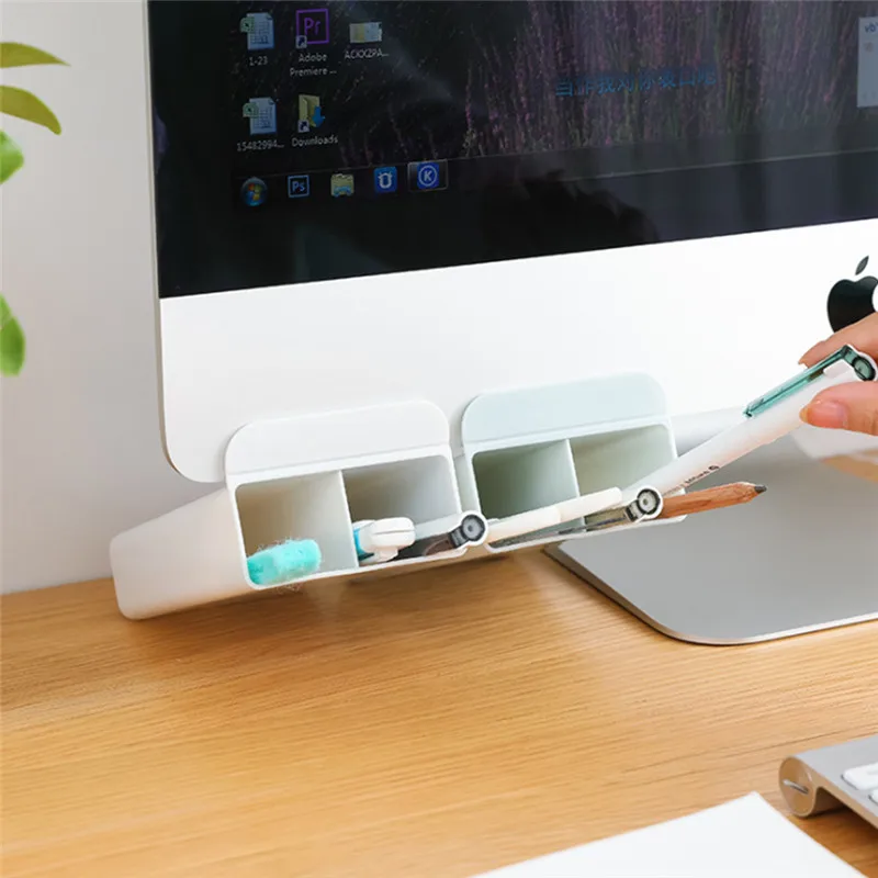 

Многофункциональный держатель для карандашей и ручек, липкие подвесные коробки для хранения, настольные держатели для макияжа для офиса, д...