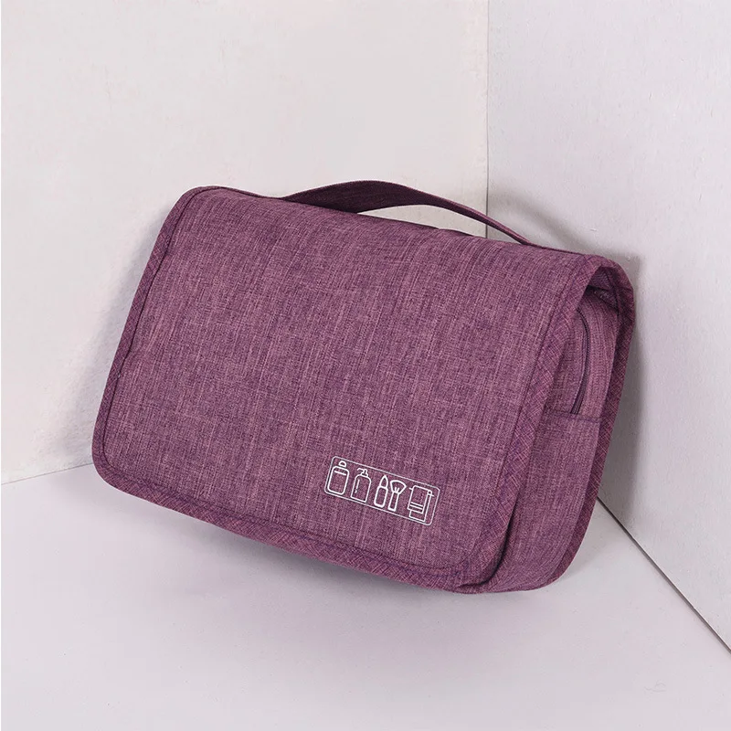 

Toiletry Bag Travel Bag with Hanging Hook, Water-resistant Makeup Cosmetic Bag Travel Organizer for Accessories, Shampoo