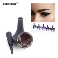 music flower anti smudge long lasting not makeup removing with eye brush eyeliner waterproof and sweatproof cosmetic gift hot