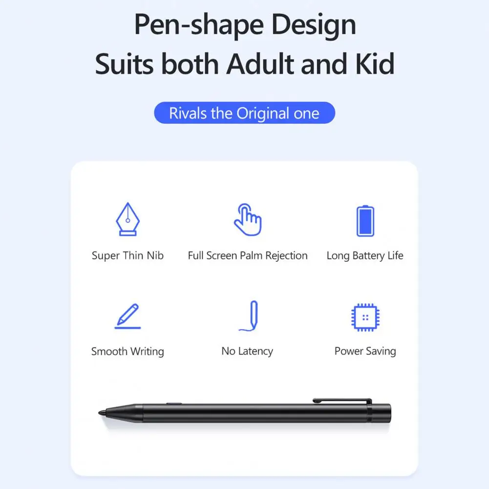 

Portable Universal Palm Rejection Stylus Writing Pen Tablet Accessory for iPad Portable Durable Stylus Pen Tablet Accessories