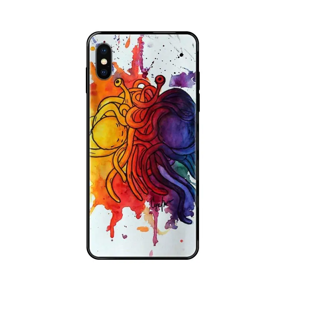 ТПУ протектор летающие спагетти Monsterism fsm для Huawei P8 P9 P10 P20 P30 P40 P Smart Lite Plus Pro 2017 2019 |