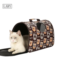lary pet canvas bag carrying for cats cat carrier bags breathable pet carriers small dog cat backpack travel space capsule cage