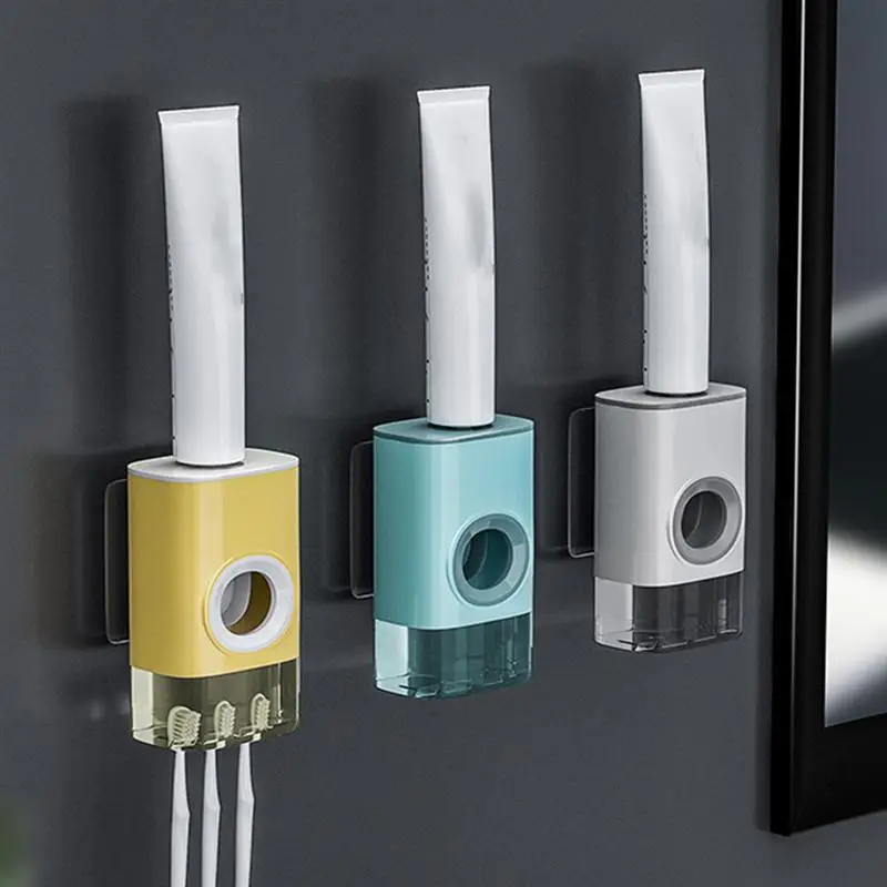 

Manual Toothpaste Dispenser Household Wall-Mounted Toothpaste Squeezer Toothpaste Dispenser For Home Bathroom Hotel