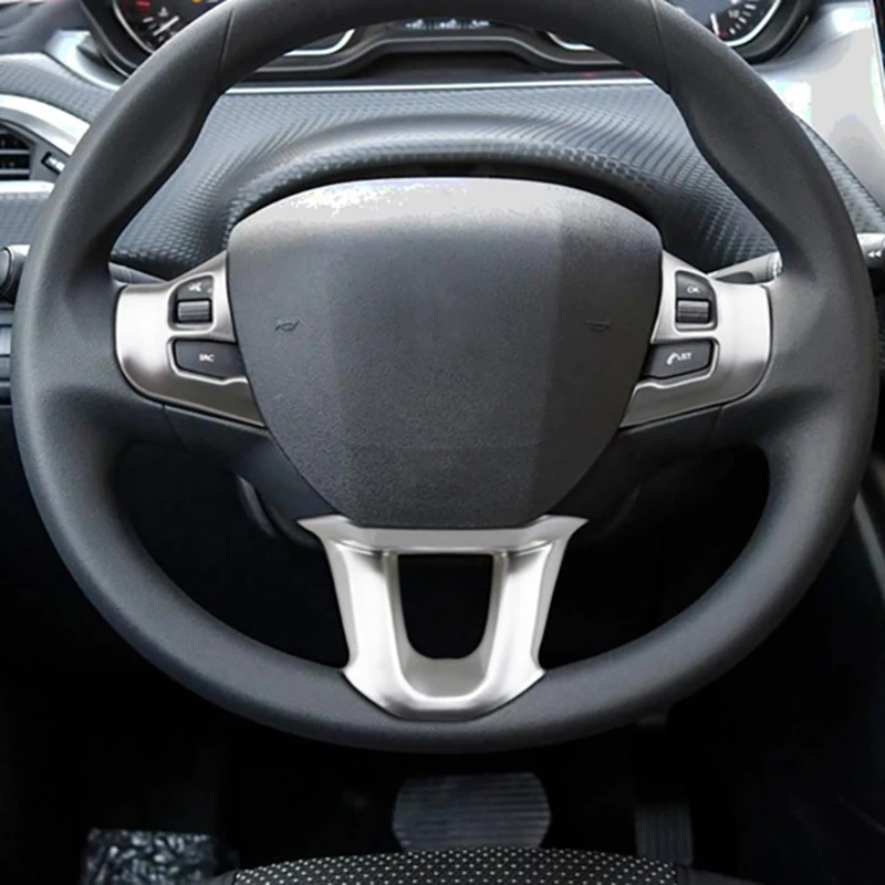 3 шт./компл. Рулевое колесо украшения накладка Стикеры подходит для Peugeot 2008 208 308