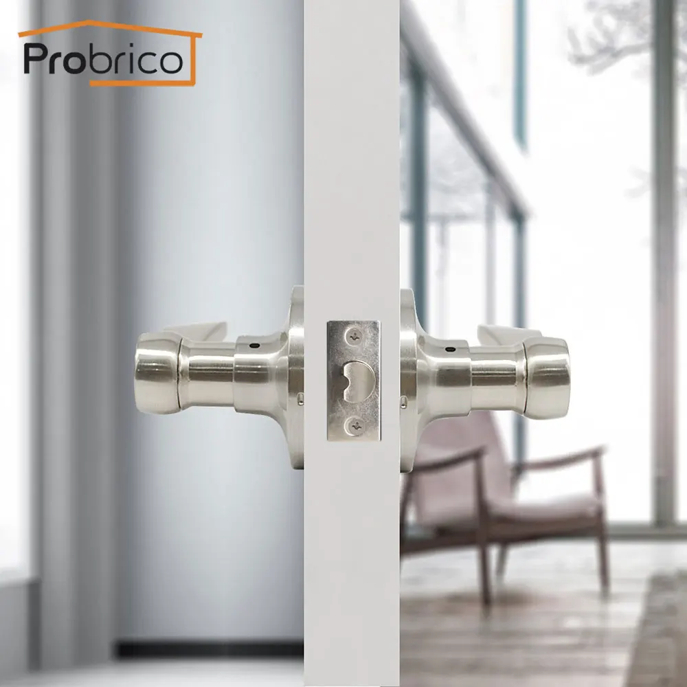 probrico door handles for interior doors front back levers with latch lock cylinder bedroom bathroom gate locks dummy handle set free global shipping